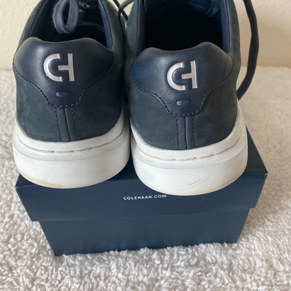 Cole Haan Men’s GrandPrø Rally Nubuck Laser Cut Sneakers in Navy Size 9.5M - Picture 15 of 15